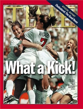 1999 US Women's World Cup Champion Soccer Team TIME magazine MINT NO ...