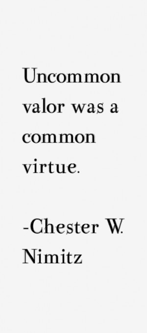 Chester W Nimitz Quotes