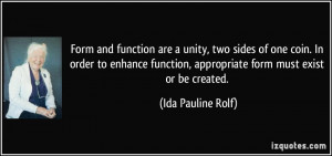 More Ida Pauline Rolf Quotes
