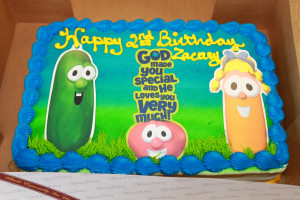 Veggie Tales Birthday Cake