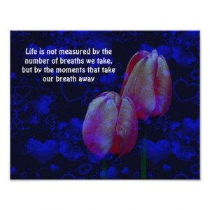 Tulips Hearts Attitude Quotes Motivational Poster
