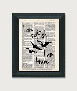 Divergent-Quote-I-Am-Selfish-I-am-brave-on-Dictionary-Page