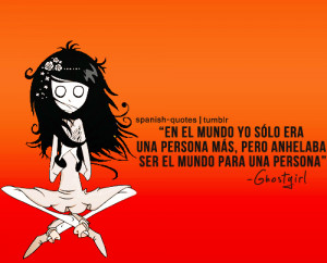 spanish quotes # espanol # citas # ghostgirl # libros