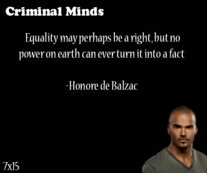 ... can ever turn it into a fact. Honore de Balzac said by Derrick Morgan