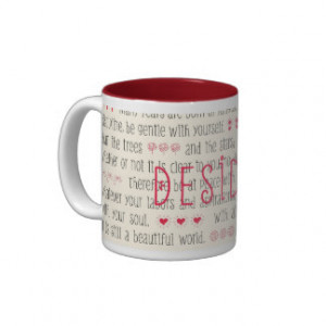 Desiderata Inspirational Poem Mug