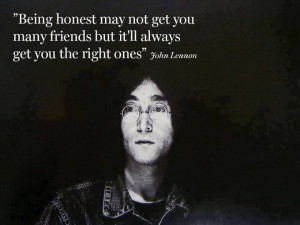 Lennon on Friendship and Honesty