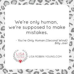 Billy Joel - You're Only Human (Second Wind) #300songs #lyrics #quotes ...