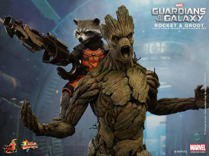 Hot Toys Guardians of the Galaxy Rocket Raccoon and Groot Set