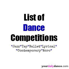 Dance Competition List