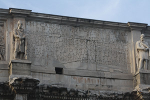 Arch of Constantine Inscription