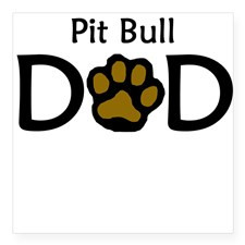 Pit Bull Dad Sticker for