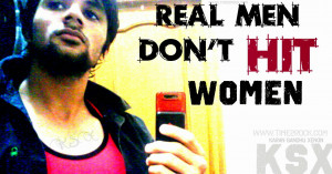 Real Man Quotes Real men don't hit women