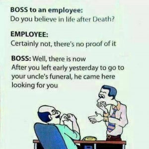 Funny Jokes - Life After Death - Boss Employee Jokes- Best Jokes