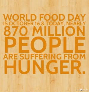 ... help end world hunger and say a prayer for those who are without food