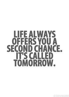 Second Chances.....