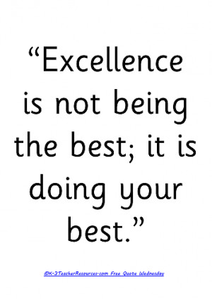 ... Being The Best; It Is Doing Your Best Childrens Quotes , Quotes