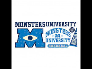 Monsters University Logo Giant Peel And Stick Wall Decal picture