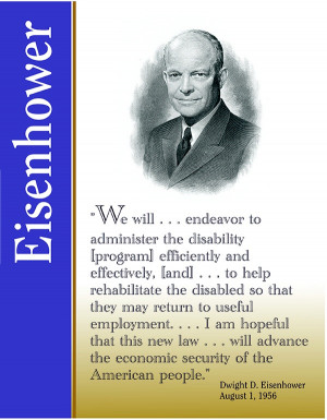 Quote from President Eisenhower on Social Security – 1956