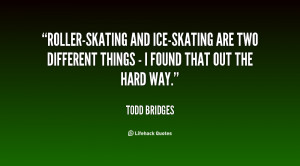 Roller-skating and ice-skating are two different things - I found ...