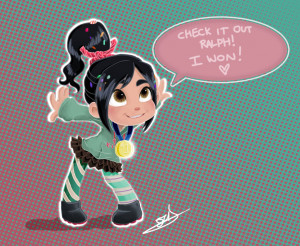 Vanellope Von Schweetz Glitch Quotes Vanellope von shweetz by ozjih