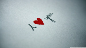 Love You Written On Paper Wallpaper 1920x1080 I, Love, You, Written ...