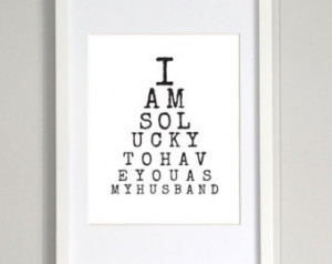 Eyechart Style Quote Print - 