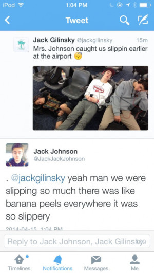 Jack Gilinsky tweets