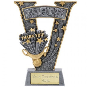 Buy Resin Victory Thank You Coach Football Trophy-7.25 inches-FREE ...