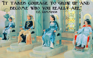 Chronicles of Narnia Growing Up Lunch Box Note Quote EE Cummings