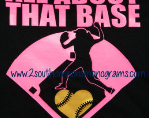 ... Softball Shirt Neon Pink with electric yellow softball Plus Size Avail