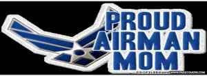 Proud Airman Mom Cover Comments