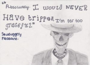 Skulduggery Pleasant Tripping Quote by TheRamblingFangirl
