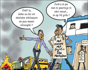 Popular Haitian Political Jokes via Facebook and Instagram