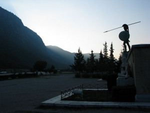 Statue of king Leonidas, Thermopylae - Άγαλμα βασιλέως ...