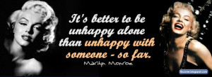 Marilyn Monroe Quotes FB Cover