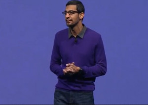 sundar pichai google s new head of android speaks at i o 2013