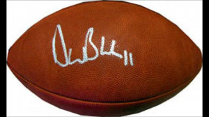 Drew Bledsoe Autographed Football