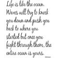 ... Quote Sayings- Beach Wall Art Decals- Wall Quotes- Beach Wall Decor