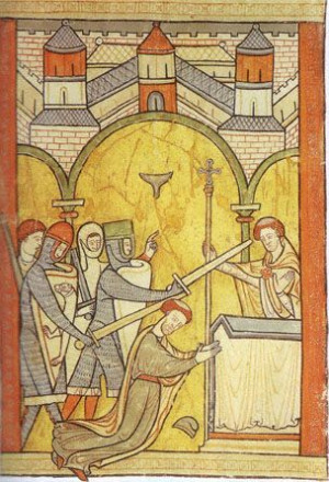 The murder of Thomas a Becket