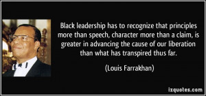 black leadership quotes
