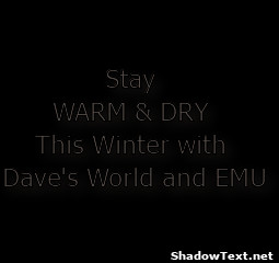 Stay WARM & DRY This Winter with Dave's World and EMU 