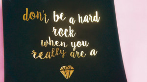 Lauryn Hill Gem Quote - Real Gold Foil Art Print