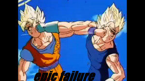 EPIC FAIL :Goku and Veggie: by Vegeta-fan-girl