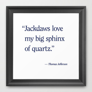 Famous Quotes Framed Art Print