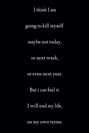 suicidal quote | Tumblr