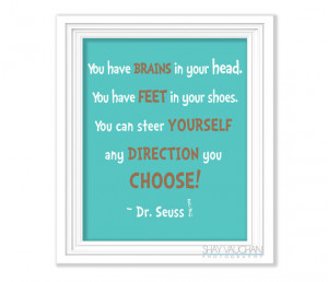 Dr. Seuss Quote Art Print 