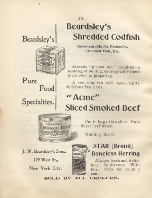 Advertisement from Our Cook Book , compiled by First Unitarian Church ...