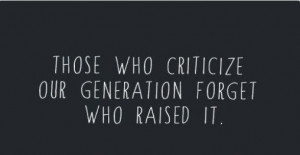 Don't criticize