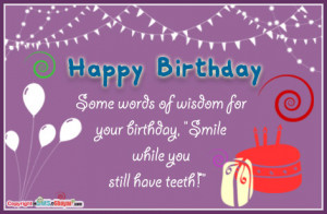 : Funny Birthday , Funny Birthday Quotes and Sayings , Funny Happy ...