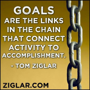 Goals...accomplishment...